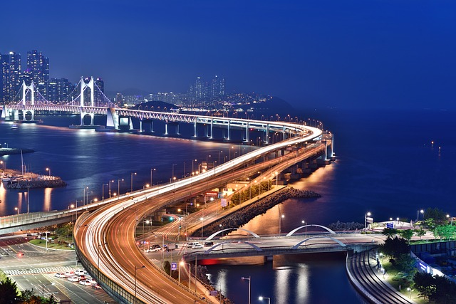 Мост Гванган, Пусан, Южная Корея